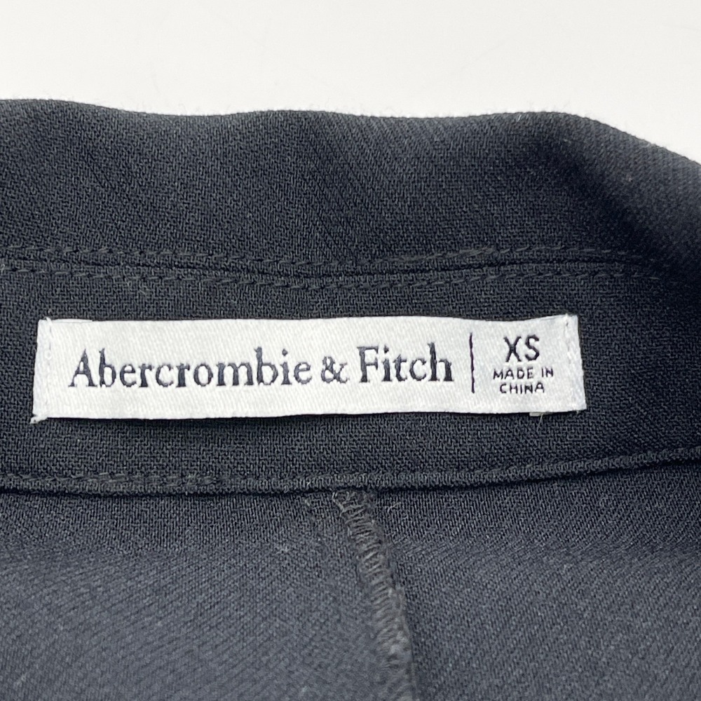 Abercrombie Fitch Blazer Dress Women XS Navy Sleeveless Stretch Preppy Parisian - Picture 7 of 13